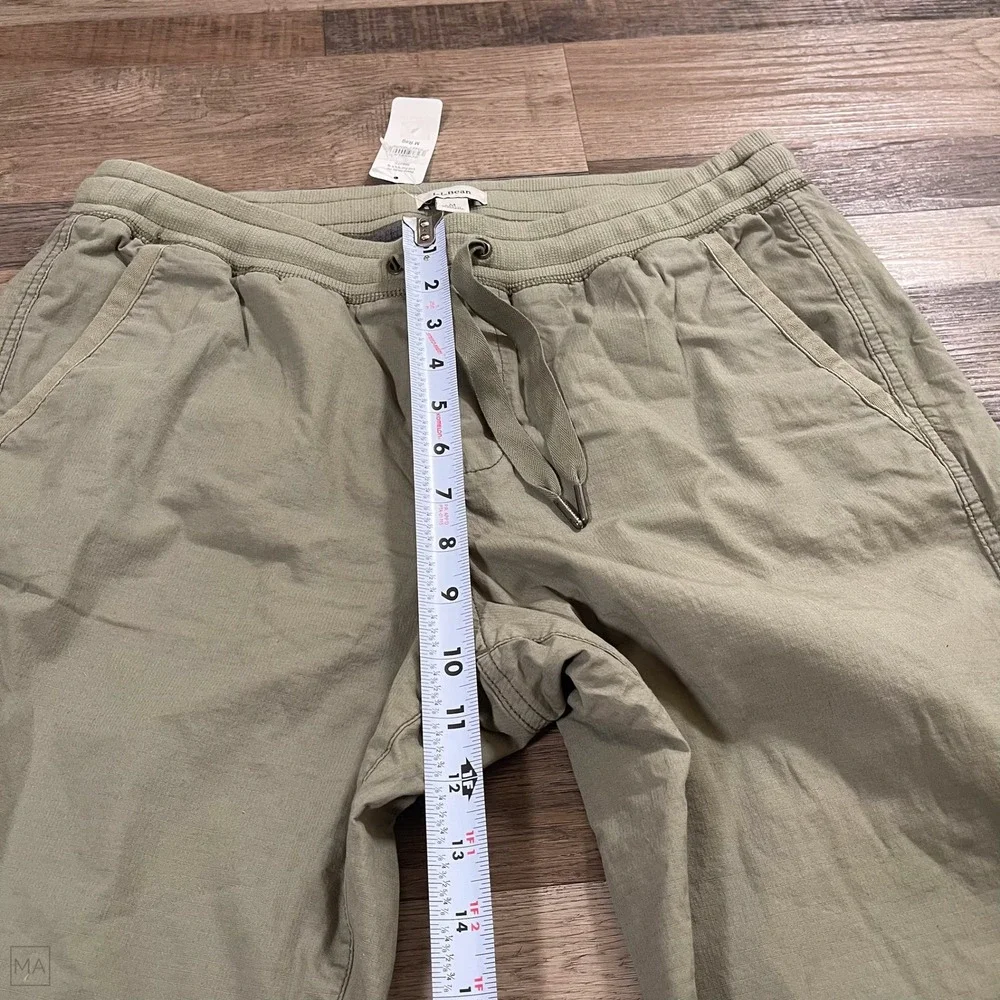NEW L.L. Bean Women's Pants Pull On Fleece Lined Hiking Gorpcore M Green - Picture 4 of 8